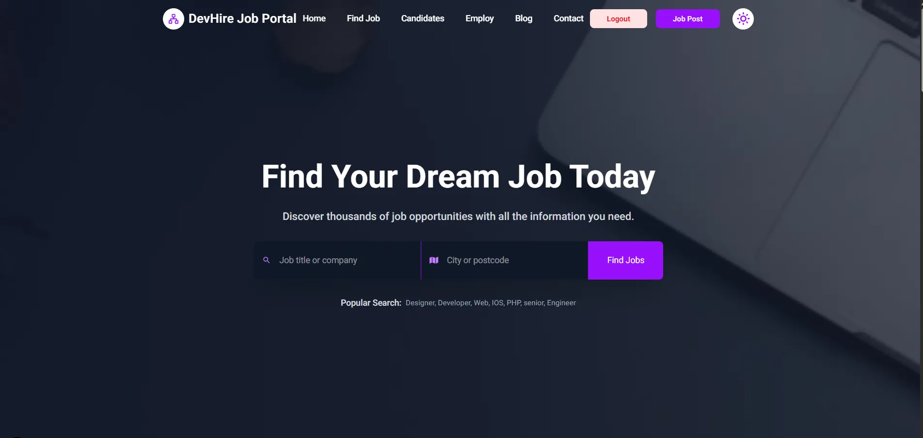 JobSikar - Modern Job Portal Platform